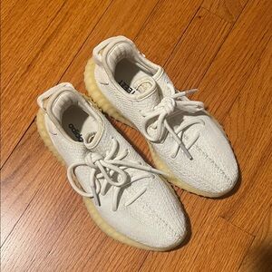 Yeezy boost white sneakers
